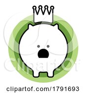Crowned Pig Icon by Lal Perera