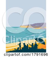Poster, Art Print Of Cavendish Beach On Prince Edward Island National Park Canada Wpa Poster Art