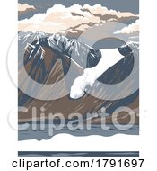 Poster, Art Print Of Quttinirpaaq National Park On Ellesmere Island In Qikiqtaaluk Region Nunavut Canada Wpa Poster Art