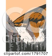 Poster, Art Print Of Nahanni National Park Reserve In Northwest Territories Canada Wpa Poster Art