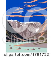 Poster, Art Print Of Auyuittuq National Park In The Qikiqtaaluk Region Of Nunavut In Canada Wpa Poster Art