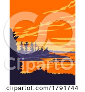 04/28/2023 - Cedar Springs Beausoleil Island Within Georgian Bay Islands National Park Ontario Canada WPA Poster Art
