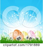 Poster, Art Print Of Bingo Easter Eggs In Grass