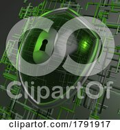Poster, Art Print Of 3d Internet Secuirty Badge