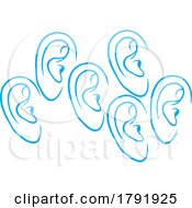 Poster, Art Print Of All Ears In Blue