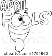 Cartoon Black And White April Fools Design by Hit Toon