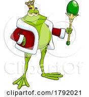Cartoon Frog King by Hit Toon