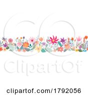 Poster, Art Print Of Wild Flowers Seamless Abstract Pattern Design