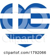 Greek Greece Flag Heart Concept by AtStockIllustration