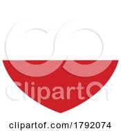 Poland Polish Flag Heart Concept by AtStockIllustration