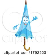 Poster, Art Print Of Umbrella Weather Mascot