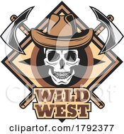 Poster, Art Print Of Wild West Skull