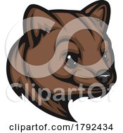 Sable Mascot Head by Vector Tradition SM