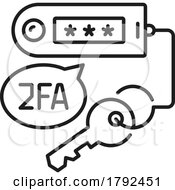 Poster, Art Print Of 2fa Security Icon