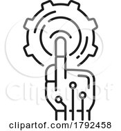 Robot Security Icon by Vector Tradition SM