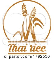 Poster, Art Print Of Thai Rice Design