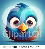 Cute Little Bird - Ios Style Icon by chrisroll #COLLC1792560-0134