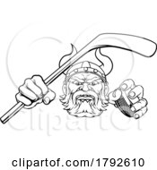 05/26/2023 - Viking Ice Hockey Sports Mascot Cartoon