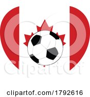05/27/2023 - Canada Canadian Flag Soccer Football Heart