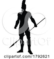 05/27/2023 - Spartan Silhouette Gladiator Trojan Greek Warrior