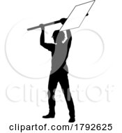 05/27/2023 - Protest Rally March Picket Sign Silhouette Person