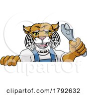 05/27/2023 - Wildcat Plumber Or Mechanic Holding Spanner