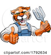 05/27/2023 - Tiger Gardener Gardening Animal Mascot