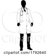 Doctor Man Medical Silhouette Healthcare Person by AtStockIllustration