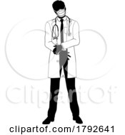 Doctor Man Medical Silhouette Healthcare Person