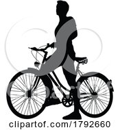 Bike Cyclist Riding Bicycle Silhouette
