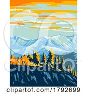 Poster, Art Print Of Vuntut National Park In Northern Yukon Canada Wpa Poster Art