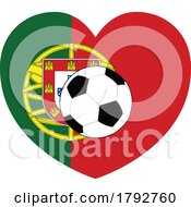 Spain Spanish Flag Soccer Football Heart