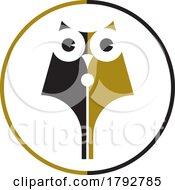 Owl Faced Pen Nib Logo by Lal Perera
