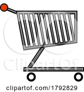 Cartoon Shopping Cart by Hit Toon