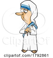 Cartoon Mother Teresa by toonaday