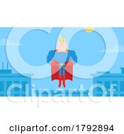 Poster, Art Print Of Cartoon Clipart Super Man Flying