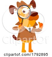 Poster, Art Print Of Cartoon Clipart Dog Detective