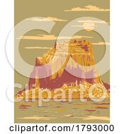 Poster, Art Print Of Rainbow Bridge National Monument In Glen Canyon National Recreation Area San Juan County Wpa Art Deco Poster