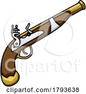 Poster, Art Print Of Cartoon Pirate Gun