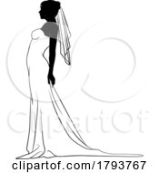 Bride Bridal Wedding Dress Silhouette Woman Design