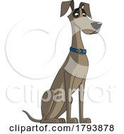 Poster, Art Print Of Cartoon Sitting Dog