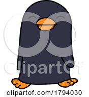 Cartoon Happy Penguin by lineartestpilot