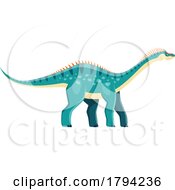 Poster, Art Print Of Dicraeosaurus Dinosaur