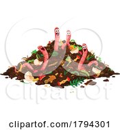 Poster, Art Print Of Vermicompost Worms