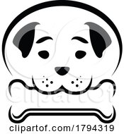Silhouetted Dog And Treat Logo by Vector Tradition SM