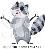 Poster, Art Print Of Shrugging Raccoon