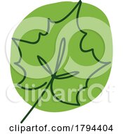 Green Leaf Icon Logo Design