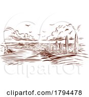 Rural Landscape Panoramic by Domenico Condello