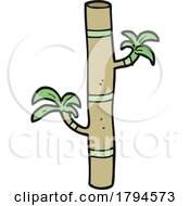 Poster, Art Print Of Cartoon Bamboo Stalk