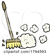 Poster, Art Print Of Cartoon Magic Self Sweeping Broom